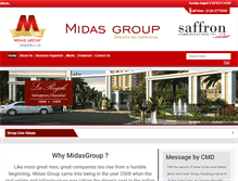 Tablet Screenshot of midasgroup.biz