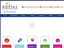 Tablet Screenshot of midasgroup.ie